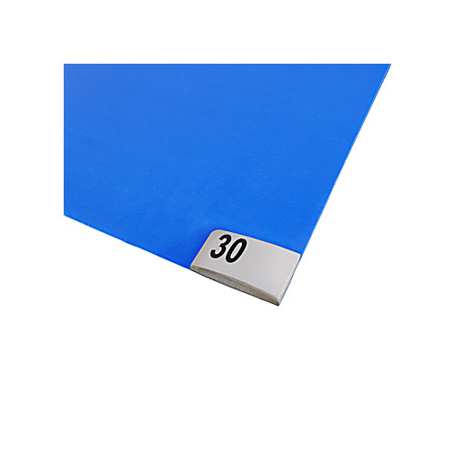 Cleanline Sticky Mats, Peel-Off Sheets, Numbered Corners, 36 x 45