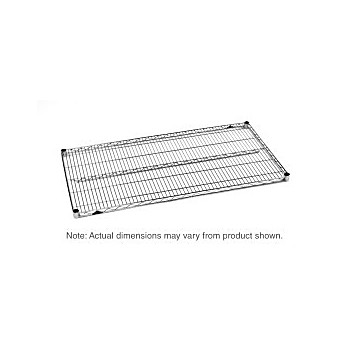 Metro Super Erecta Industrial Wire Shelf, Polished Stainless Steel