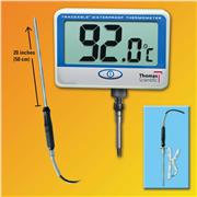 Tohsssik Indoor Outdoor Thermometer, Wired Thermometer Hygrometer