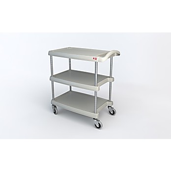 Metro myCart Series 3-Shelf Utility Cart, Gray