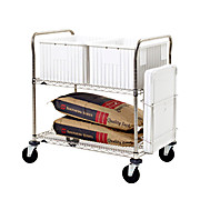 Metro Heavy-Duty Wire Shelving Feed Cart