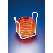 Petri Dish Stand, Epoxy White