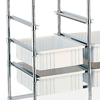 Metro Combination Double Slide for Metro Double-Bay and Triple-Bay Tote Racks