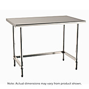 Metro Stationary Stainless Worktable with Stainless Island Top