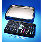 DISSECTING INSTRUMENTS, SET/14 W/ TRAY