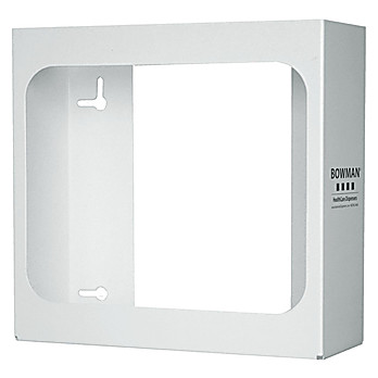 Glove Box Dispenser - Double - White Powder-Coated Steel