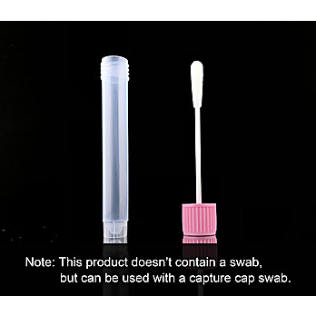 Capture Caps for 5ml sample collection vials, Pink, Sterile