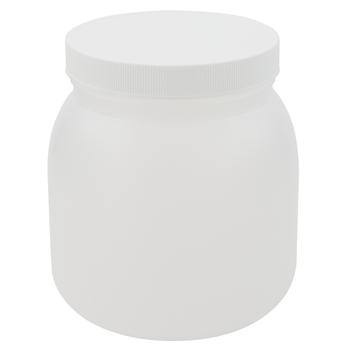 Jar, Wide Mouth 1/2 Gallon Natural