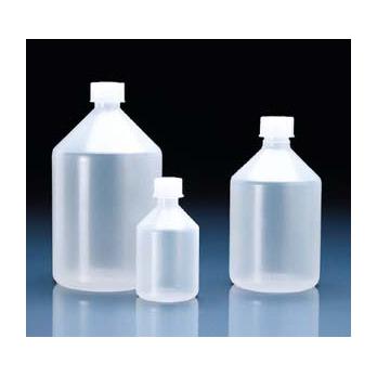 VITLAB Reagent Bottle, Conical Slope Shouldered, Polypropylene with Polypropylene Cap