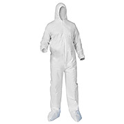 KleenGuard™ A35 Disposable Liquid & Particle Protection Coveralls, Elastic Wrists, Ankles, Hood & Boots