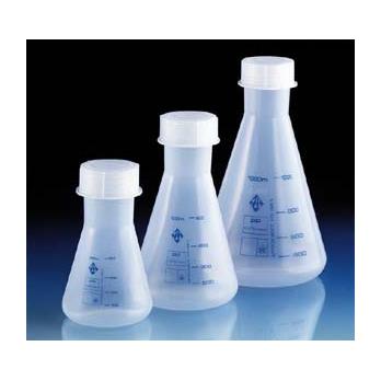 Erlenmeyer Flasks - PMP and PP, with Screw Caps