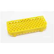 Microcentrifuge Tube Rack, Polypropylene Yellow