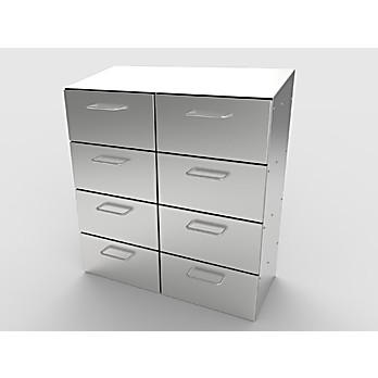 Glove Cabinet with 8 drawers