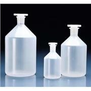 VITLAB Reagent Bottle, Conical Slope Shouldered, Polypropylene, with Polypropylene Stopper