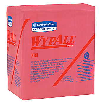 Spécifications techniques pour Wypall X80 Chiffons de nettoyage en