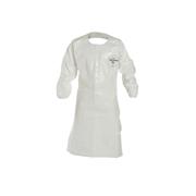 Tychem® 4000 Sleeved Aprons, 44" Long (Snaps at Neck)