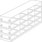 Upright Freezer Drawer Racks Well Plates