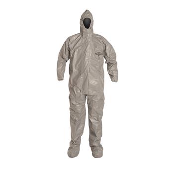 Tychem® 6000 Coveralls with Elastic Wrists & Attached Socks