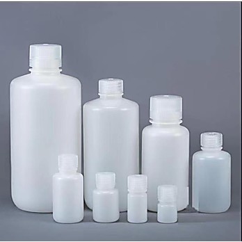 labForce&reg; Translucent Sterile HDPE Narrow Mouth Bottles