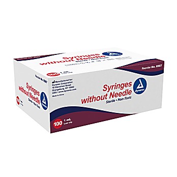 Syringe - Luer Slip or Lock