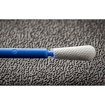 MiraSWAB, Microfiber/Foam small Bulb Tip Swab with semi-flexible Polypropoylene handle, 3” OAL
