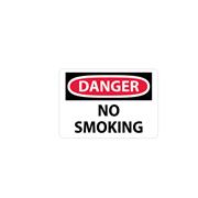 Danger, No Smoking Signs