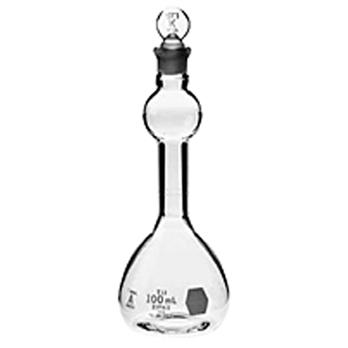 KIMAX® Volumetric Flasks with [ST] Glass Stopper, Mixing Bulb Style, Class A, Kimble Chase