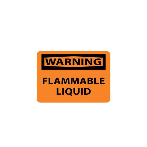 Warning, Flammable Liquid Signs