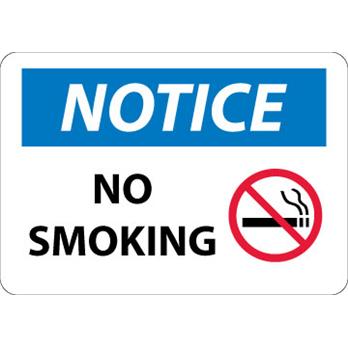 Notice, No Smoking, Graphic Signs
