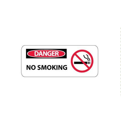 Danger, No Smoking With Graphic Signs