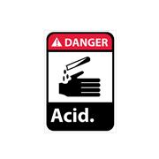 Danger, Acid Signs