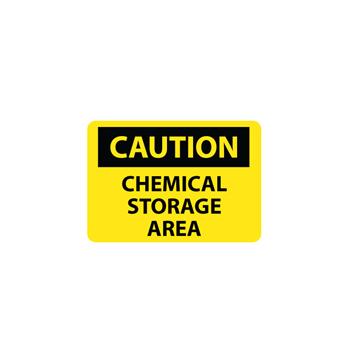 Caution, Chemical Storage Area Signs