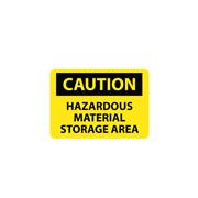Caution, Hazardous Material, Storage Area Signs
