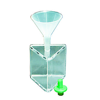 Hollow Acrylic Prism,w/ Funnel & Stopper