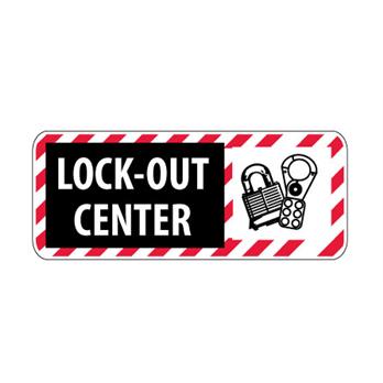 Lock Out Center With Graphic Signs