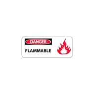 Danger, Flammable With Graphic Signs