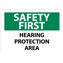 Safety First, Hearing Protection Area Signs