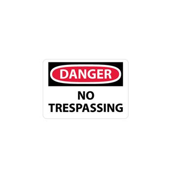 Danger, No Trespassing Signs