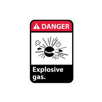 Danger, Explosive Gas Signs