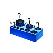 Weight Set of 9, Hooked, Black Enamel