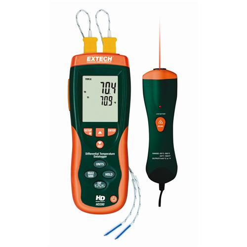 Extech EA11A-NIST Easy View Type K Single Input Thermometer with NIST 