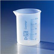 Reusable Plastic Low Form Beaker, Polypropylene