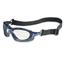 Uvex™ By Sperian Seismic™ Sealed Safety Glasses With Metallic Blue Frame And Clear Polycarbonate Uvextra® Anti-Fog Lens