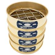 8" Diameter ASTM Round Brass-Stainless Test Sieves