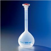 500ml Volumetric Flask Printed Graduations & Marking Spot Karter Scientific 229Y4 Polypropylene with Polypropylene Plug Cap 