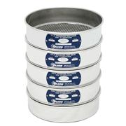 8" Diameter ASTM Round Stainless/Stainless Test Sieves