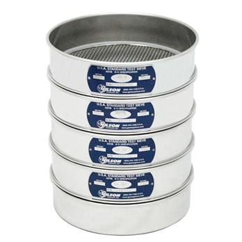 8" Diameter ASTM Round Stainless/Stainless Test Sieves