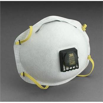 3M™ 8515 N95 Particulate Disposable Respirator With Cool Flow™ Exhalation Valve And M-Noseclip