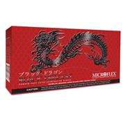 Black Dragon® Powder-free Black Latex Gloves