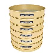 12" Diameter ASTM Round Brass-Stainless Test Sieves